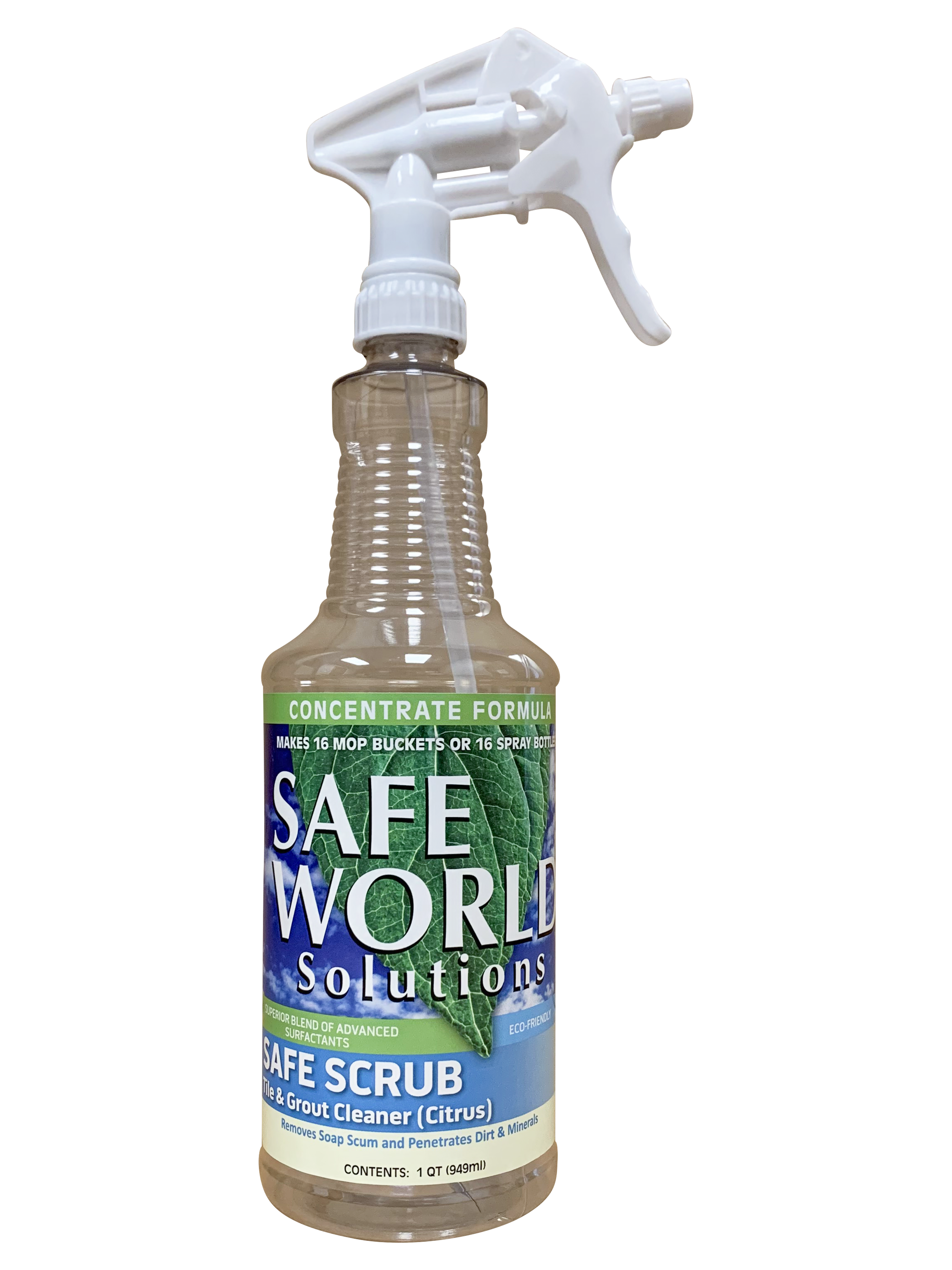 Safe World Solutions | Safe Scrub | Pro Tile & Grout Cleaner – Dynasol
